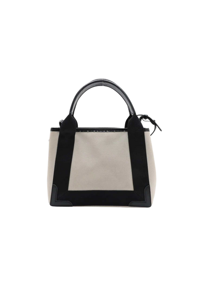 BALENCIAGA Navy Cabas 2Way Handbag
