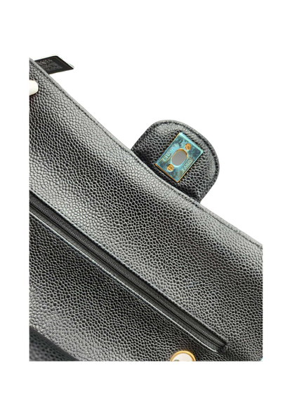 CHANEL Classic Medium Double Flap Caviar