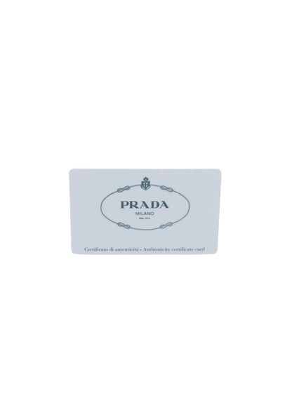 PRADA Logo Jacquard 2Way Shoulder Bag