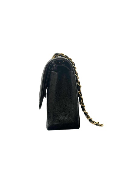 CHANEL Double Flap Caviar Quilted Jumbo