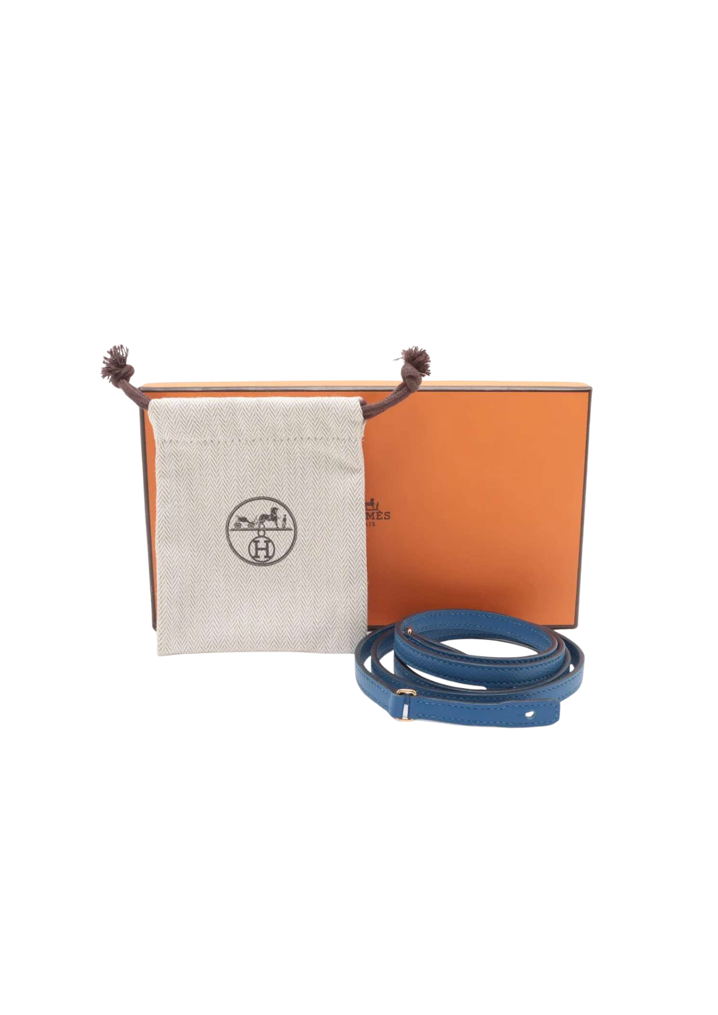 HERMÈS Kelly Wallet Togo Veau Epsom Mykonos