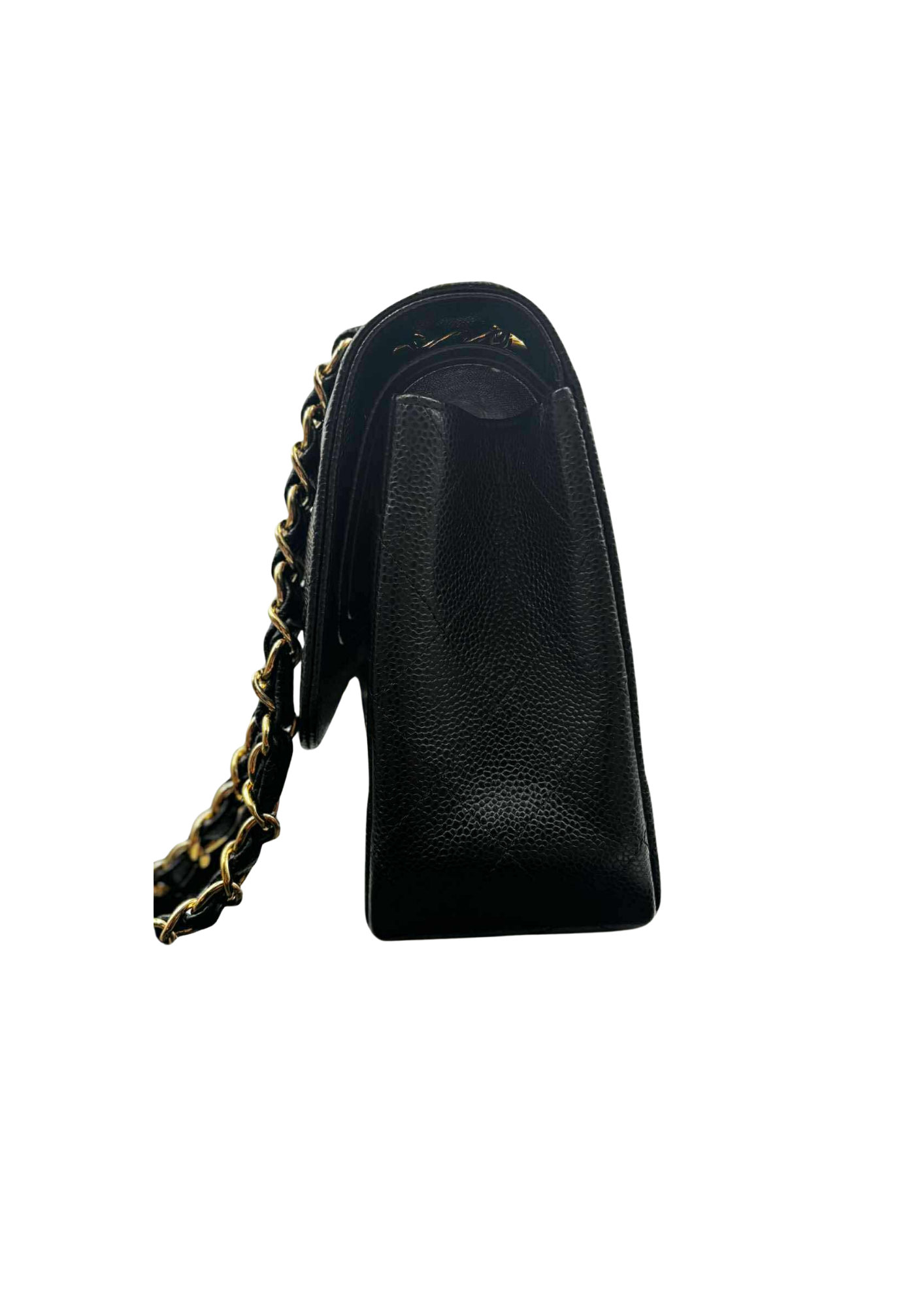 CHANEL Double Flap Caviar Quilted Jumbo