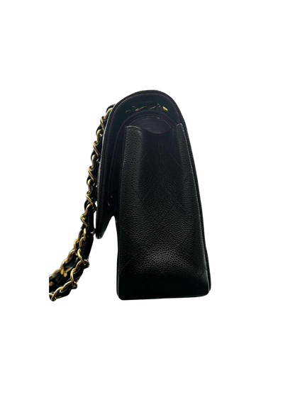 CHANEL Double Flap Caviar Quilted Jumbo