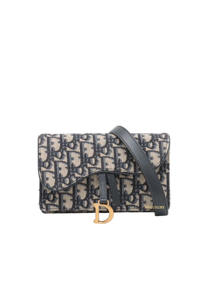 CHRISTIAN DIOR Oblique Saddle Waist Bag