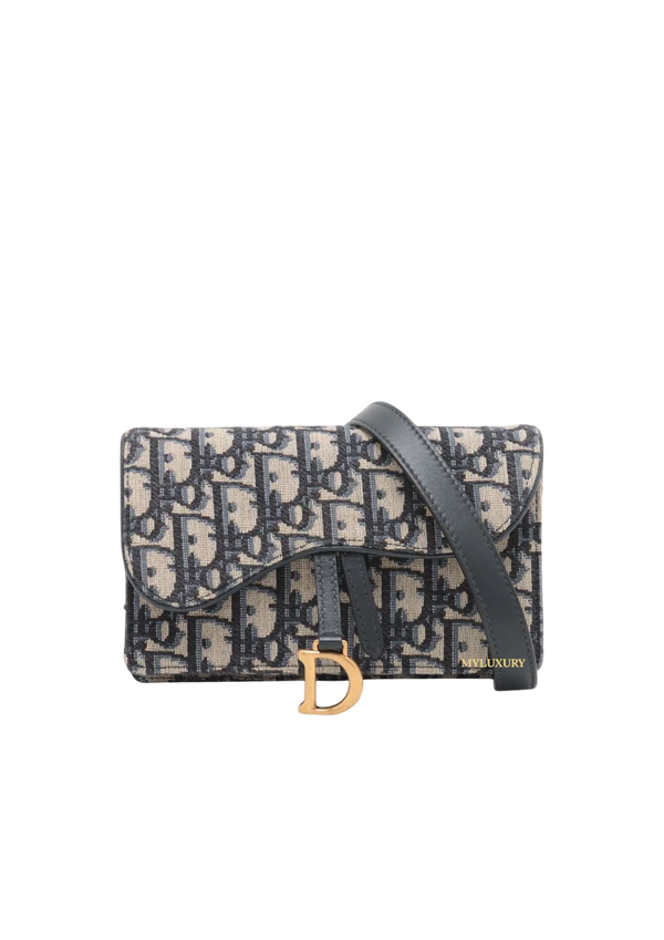 CHRISTIAN DIOR Oblique Saddle Waist Bag