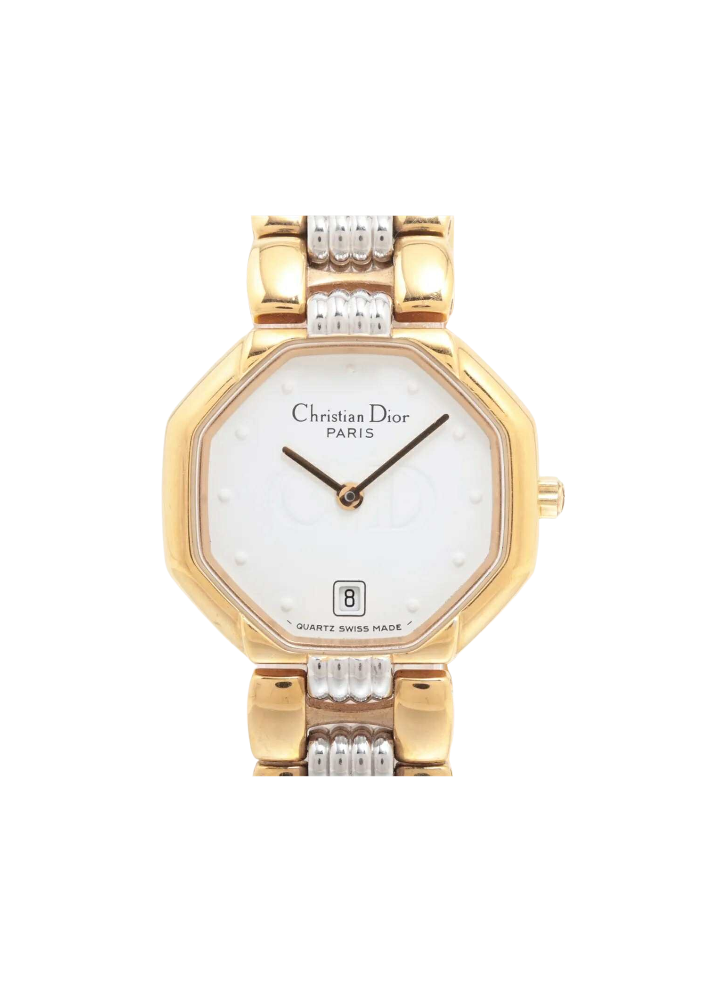 CHRISTIAN DIOR Octagon QZ White Dial