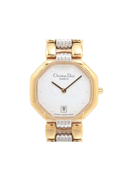 CHRISTIAN DIOR Octagon QZ White Dial