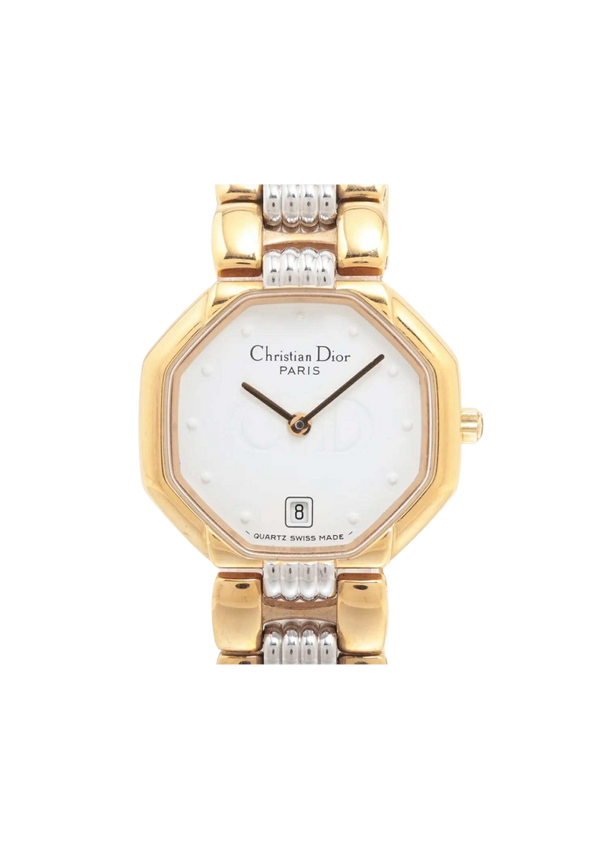 CHRISTIAN DIOR Octagon QZ White Dial