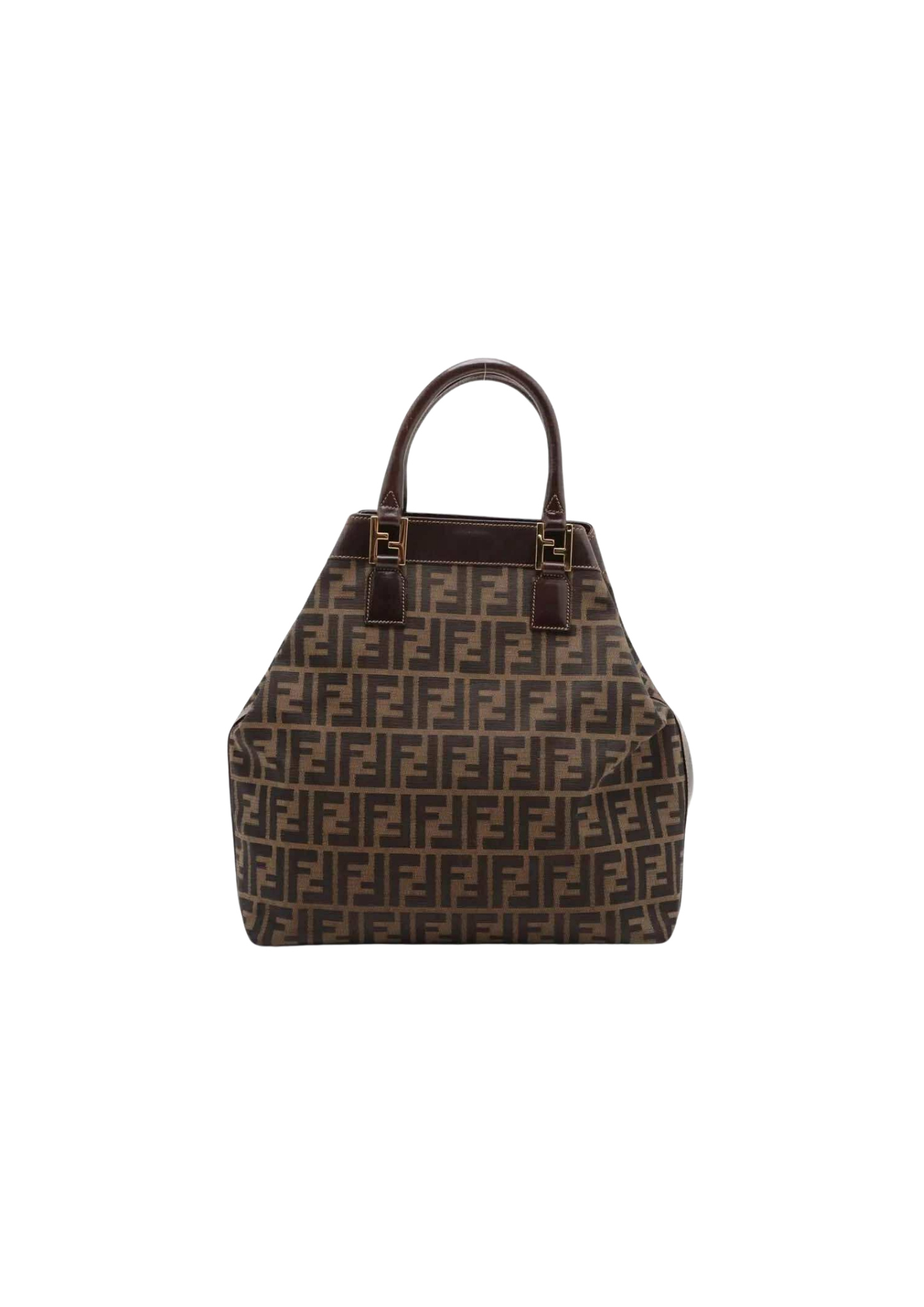 FENDI Zucca Canvas 2 Way Handbag