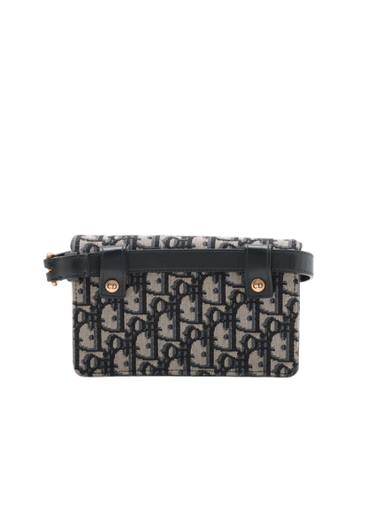CHRISTIAN DIOR Oblique Saddle Waist Bag