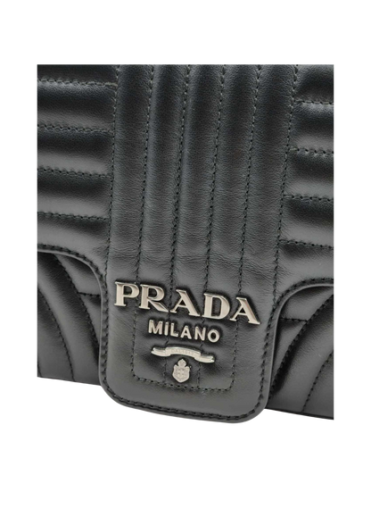 PRADA Diagramme Leather Medium