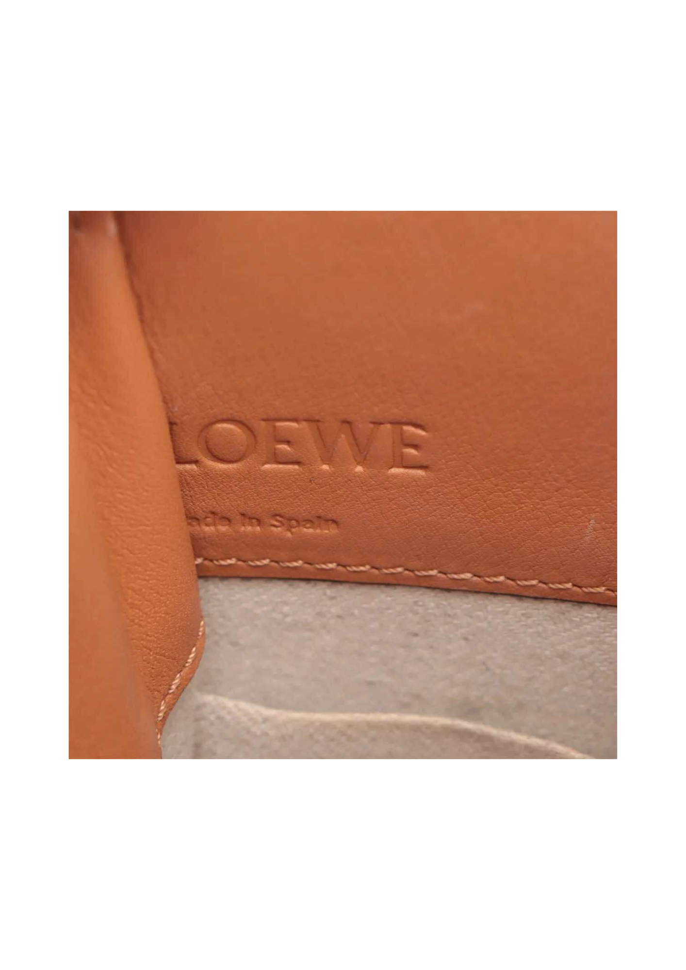 LOEWE Hammock Mini Tan Leather Handbag