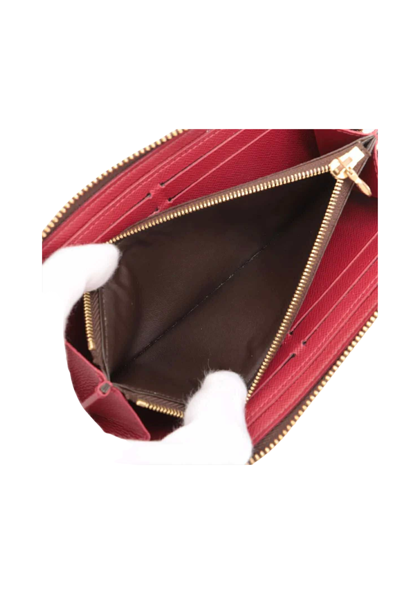 LOUIS VUITTON Monogram Portofeuille Clemence Zip Round Wallet