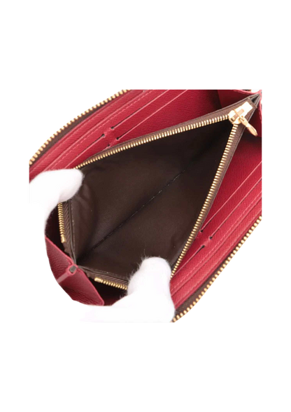 LOUIS VUITTON Monogram Portofeuille Clemence Zip Round Wallet