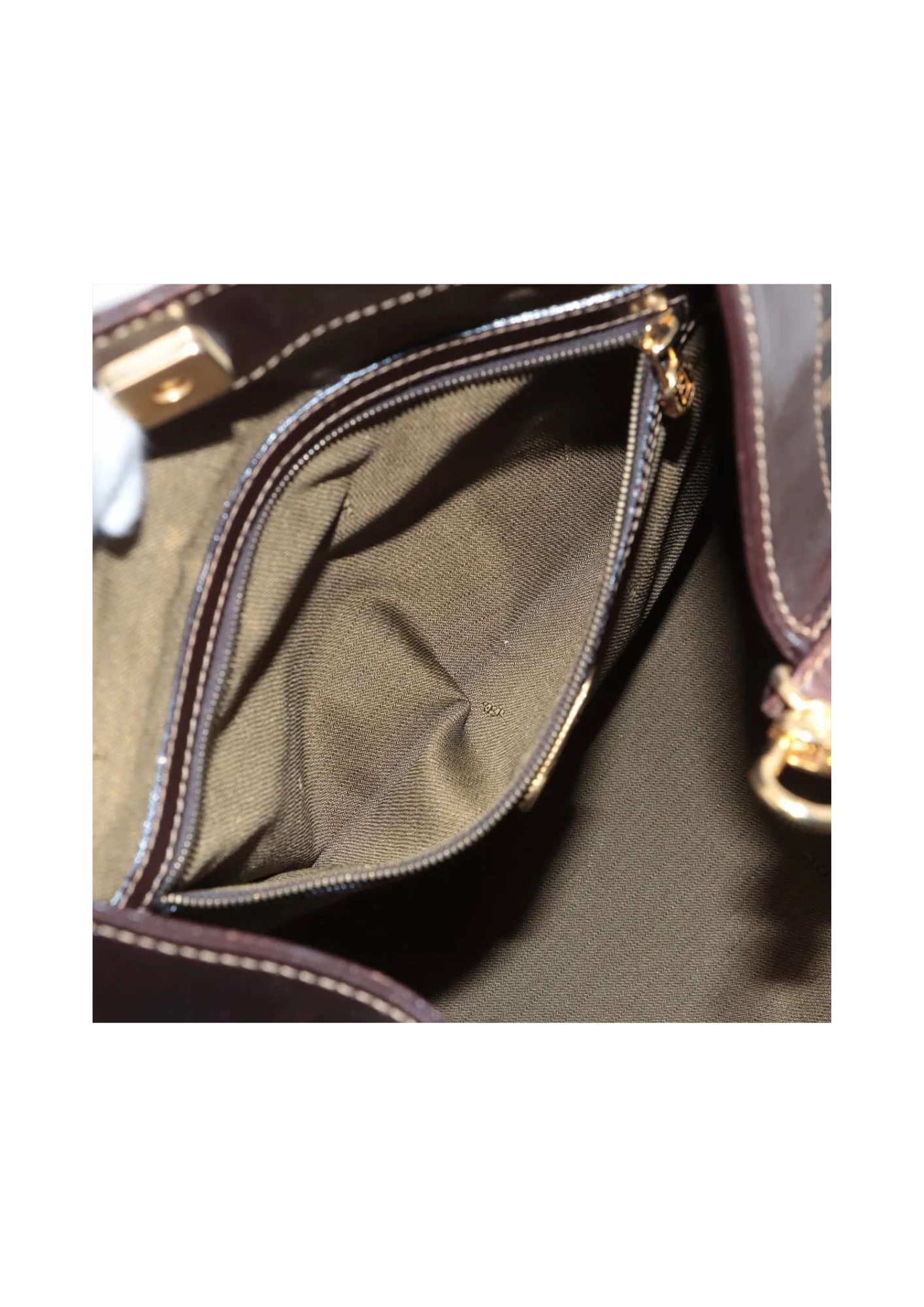 FENDI Zucca Canvas 2 Way Handbag