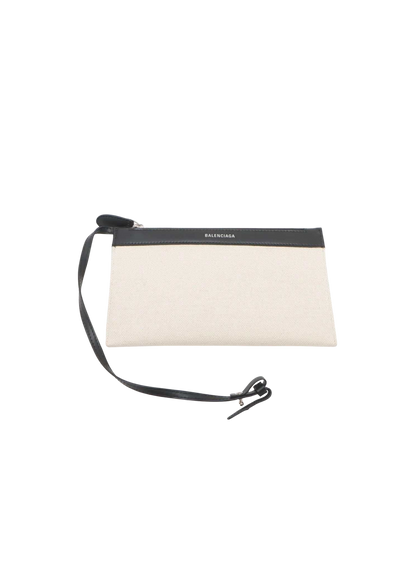 BALENCIAGA Navy Cabas Handbag