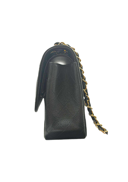 CHANEL Double Flap Caviar Quilted Jumbo