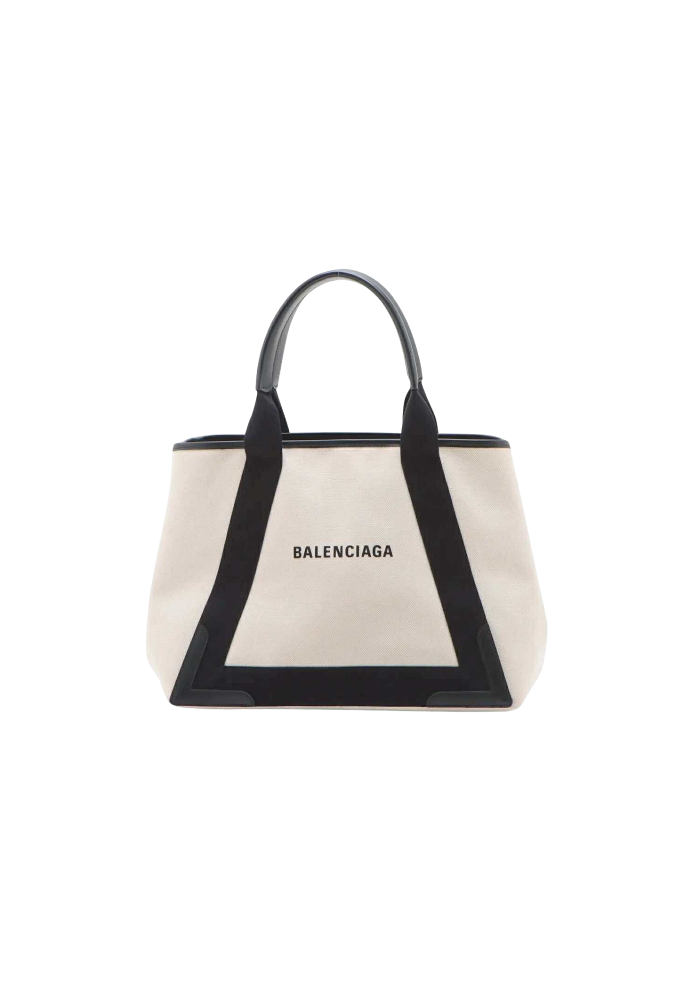BALENCIAGA Navy Cabas Handbag