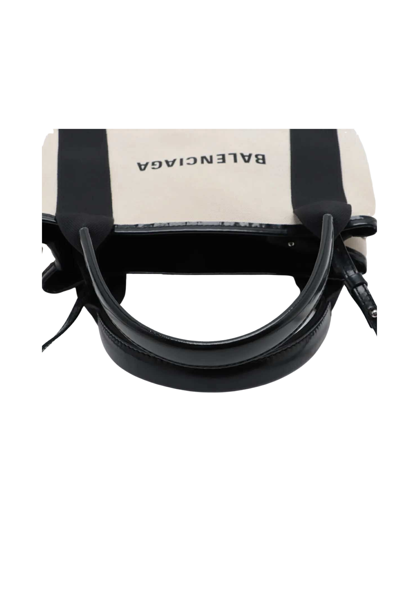BALENCIAGA Navy Cabas 2Way Handbag