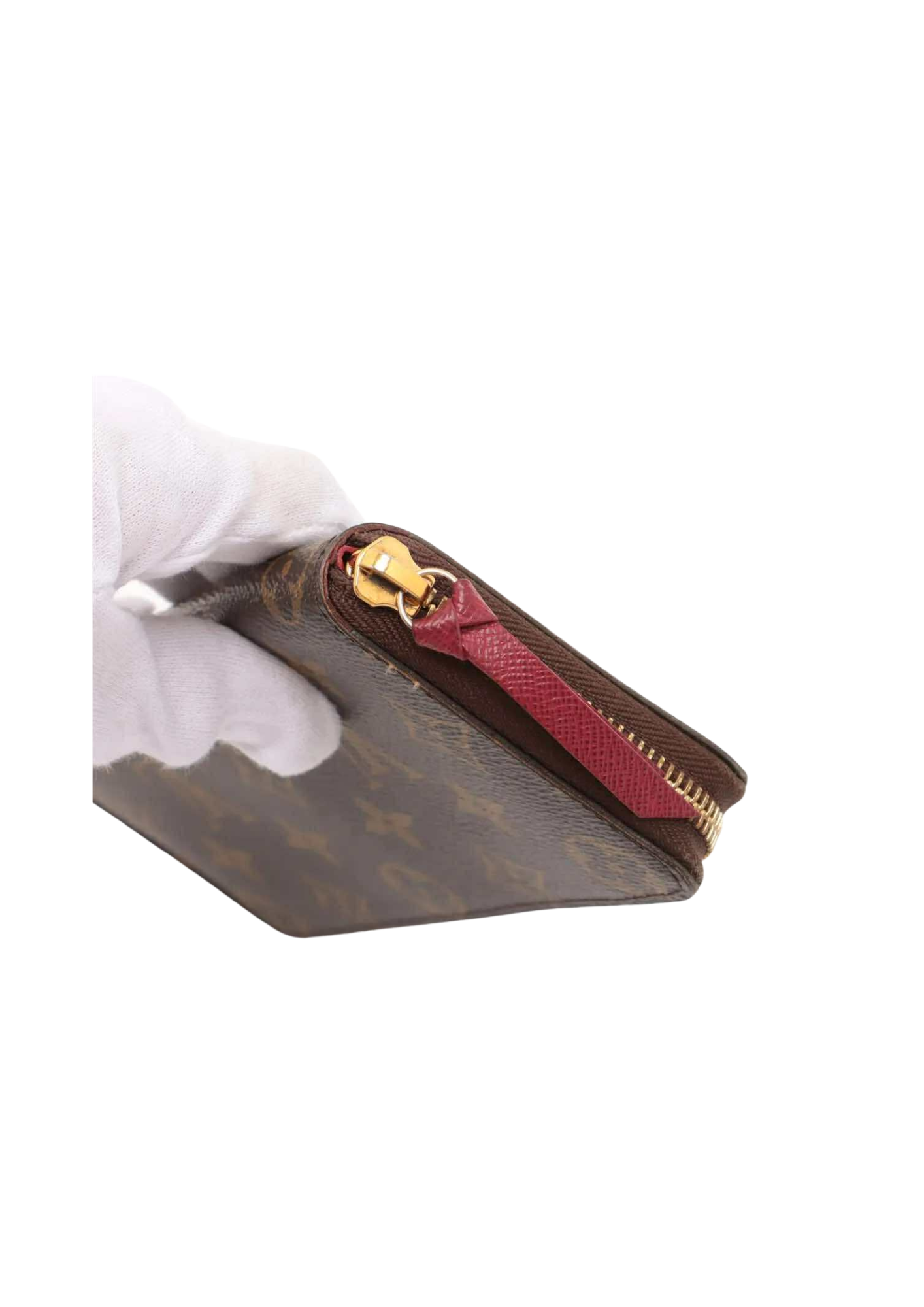 LOUIS VUITTON Monogram Portofeuille Clemence Zip Round Wallet