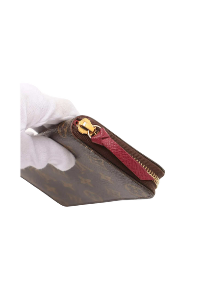 LOUIS VUITTON Monogram Portofeuille Clemence Zip Round Wallet