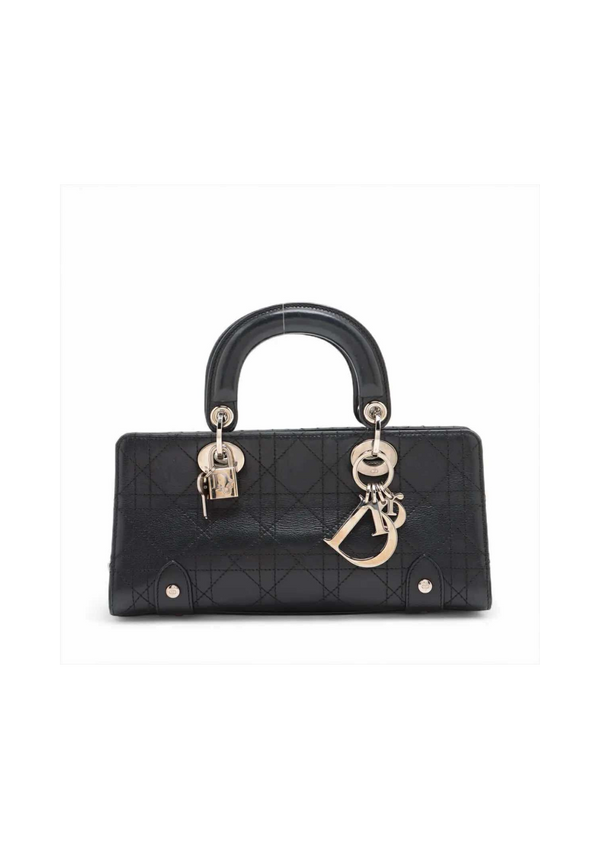 CHRISTIAN DIOR &nbsp Lady Dior Cannage Leather Handbag &nbsp