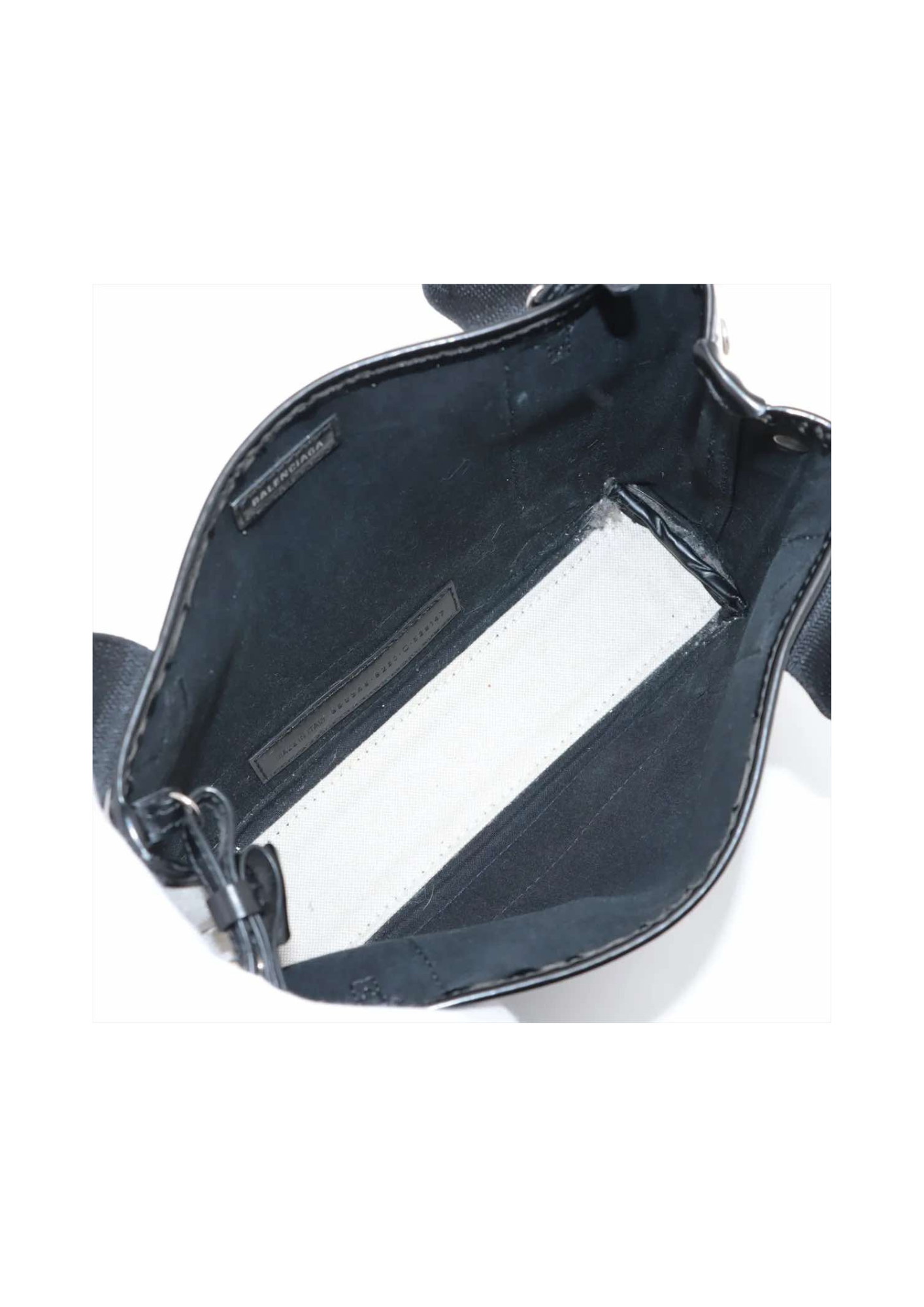 BALENCIAGA Navy Cabas 2Way Handbag
