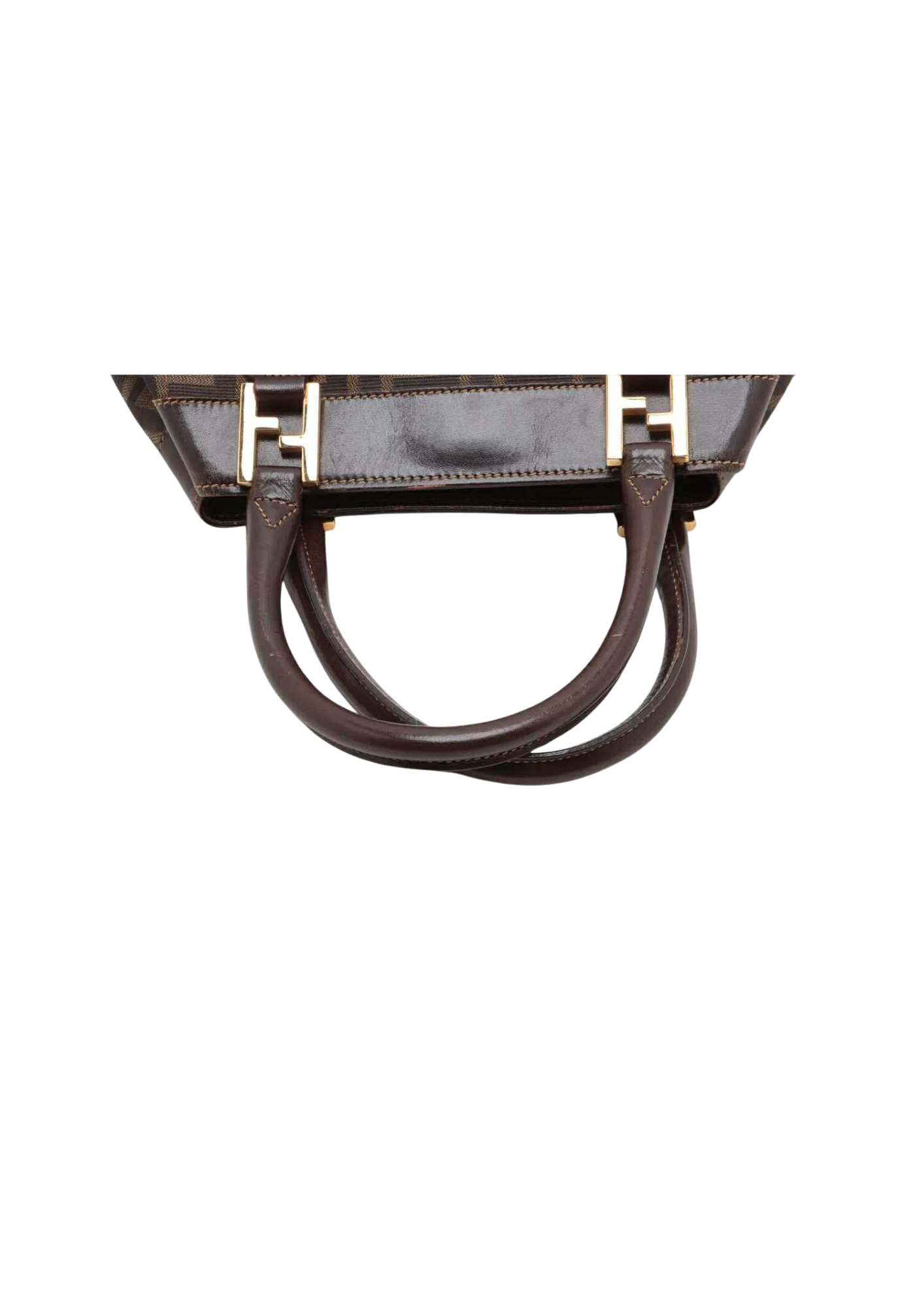 FENDI Zucca Canvas 2 Way Handbag