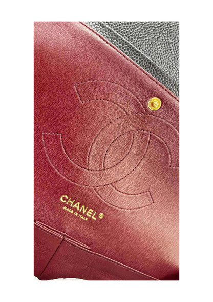 CHANEL Double Flap Caviar Quilted Jumbo