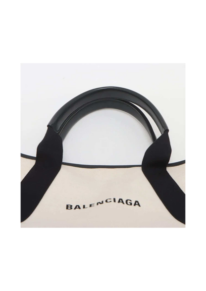 BALENCIAGA Navy Cabas Handbag