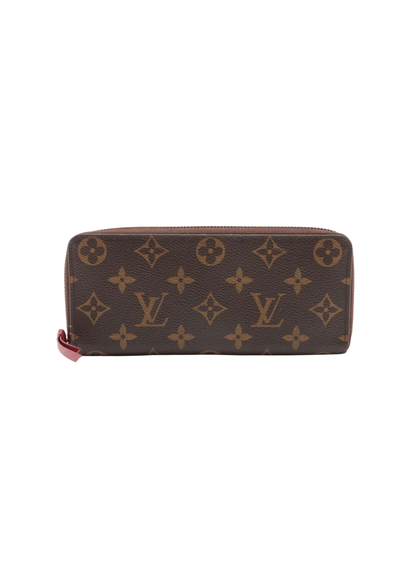 LOUIS VUITTON Monogram Portofeuille Clemence Zip Round Wallet