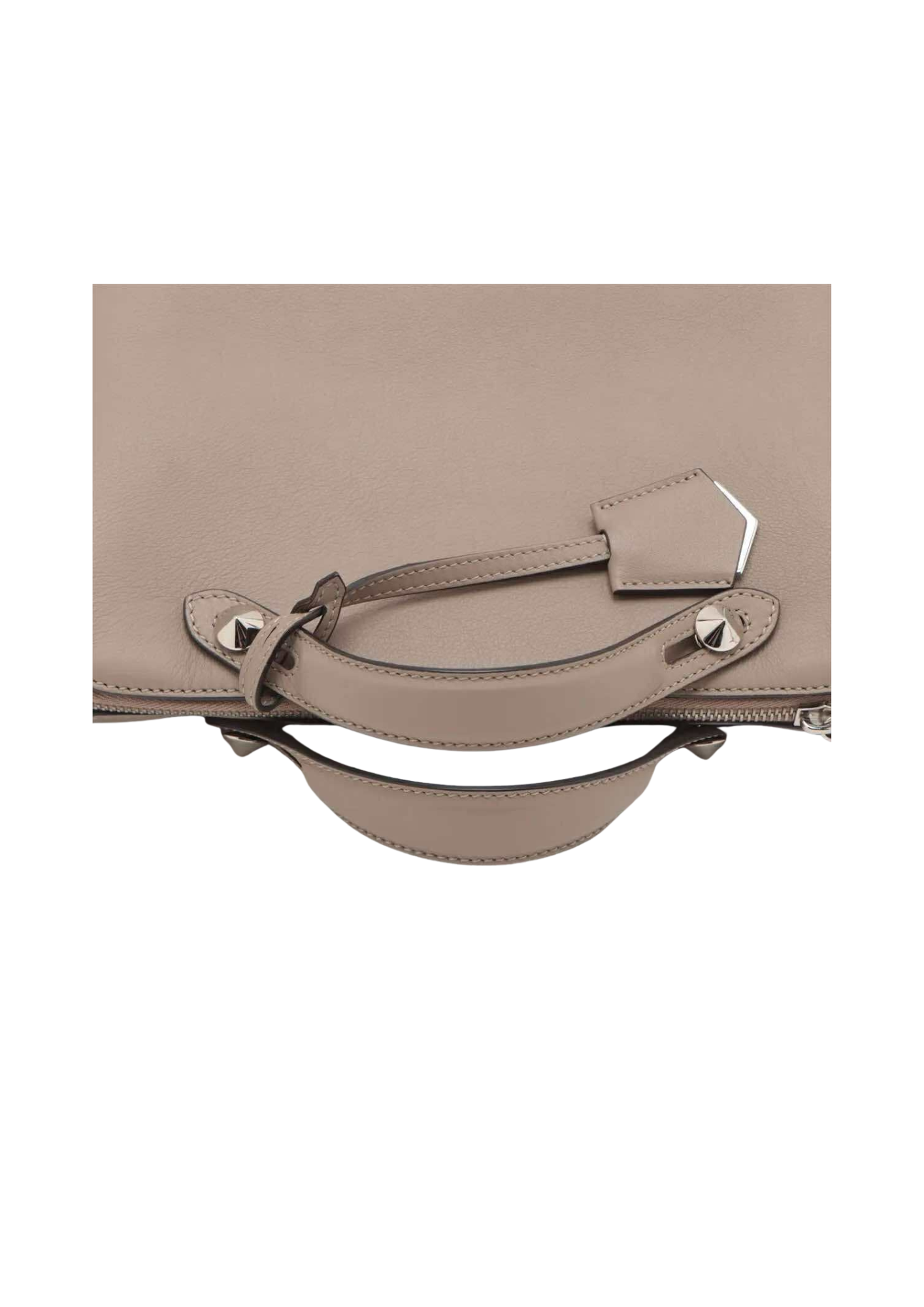 FENDI By the way Leather 2Way Handbag Brown