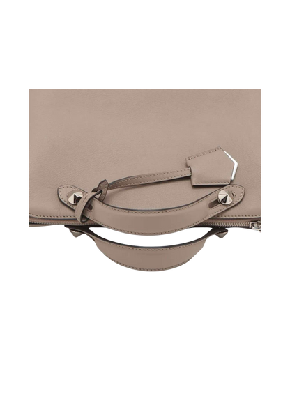 FENDI By the way Leather 2Way Handbag Brown