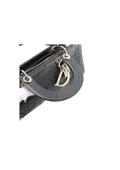 CHRISTIAN DIOR &nbsp Lady Dior Cannage Leather Handbag &nbsp