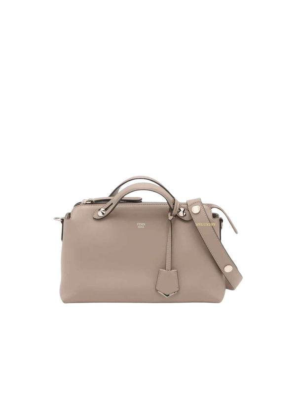 FENDI By the way Leather 2Way Handbag Brown
