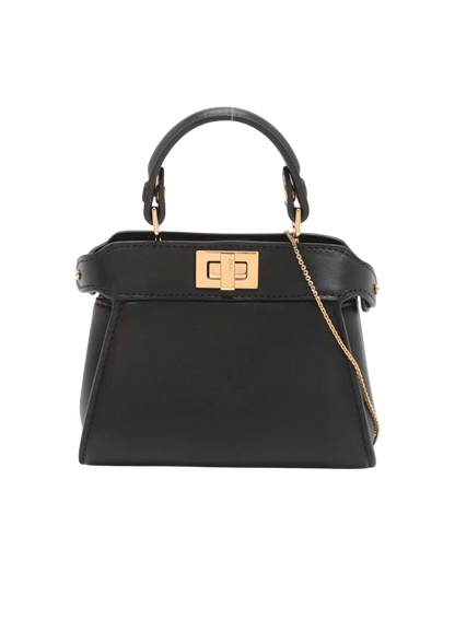 FENDI Nano Peekaboo Leather 2Way Handbag 7AS294