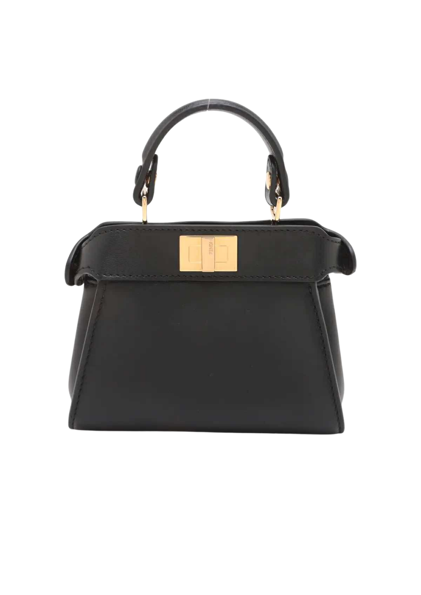 FENDI Nano Peekaboo Leather 2Way Handbag 7AS294