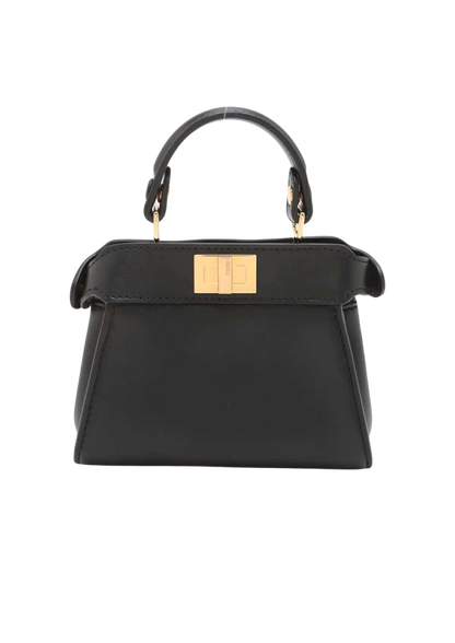 FENDI Nano Peekaboo Leather 2Way Handbag 7AS294