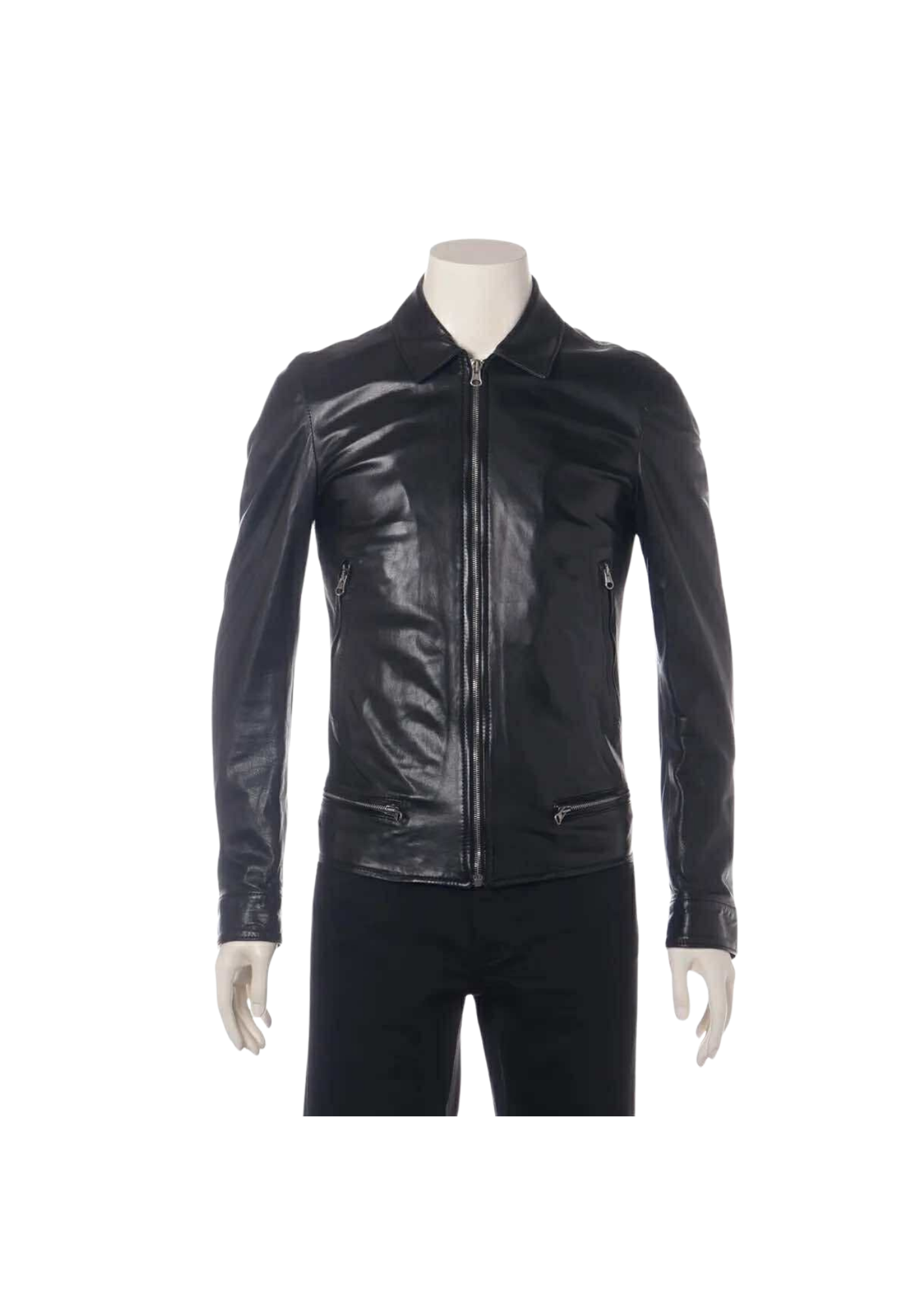 DOLCE & GABBANA Lambskin Leather Jacket