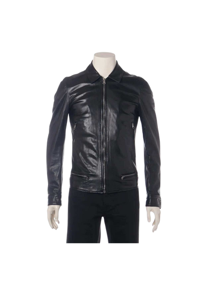 DOLCE & GABBANA Lambskin Leather Jacket