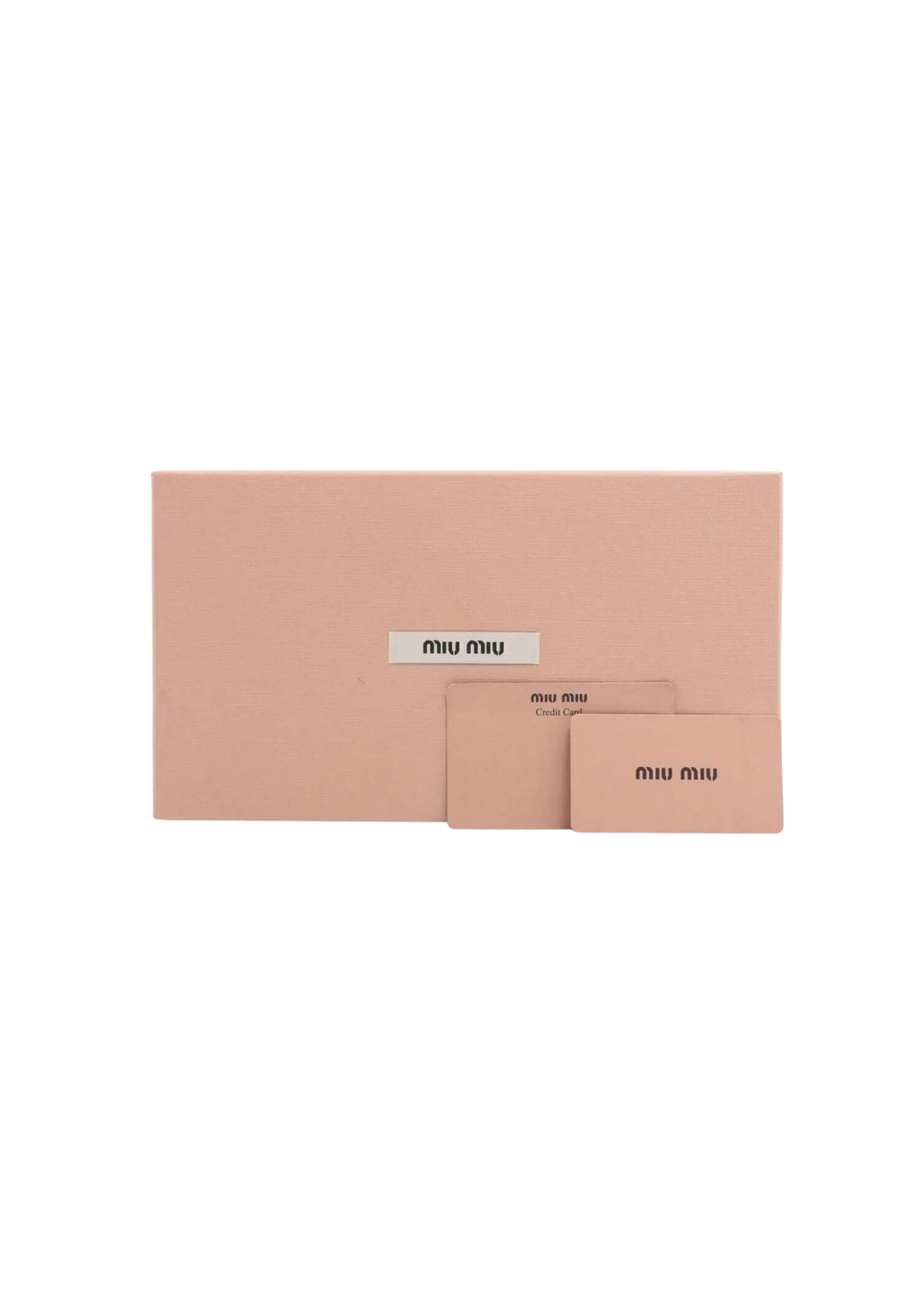 MIU MIU Matelassé Zip Round Wallet