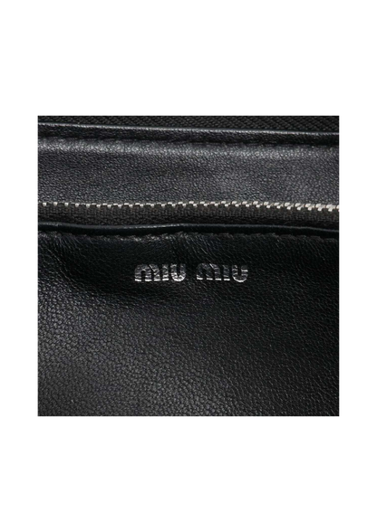 MIU MIU Matelassé Zip Round Wallet