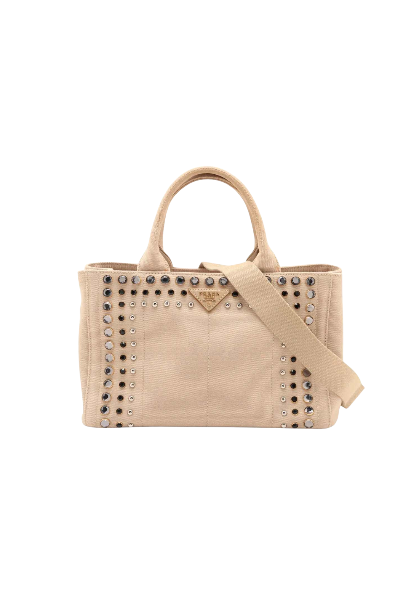 PRADA Bijoux Canapa 2Way Handbag