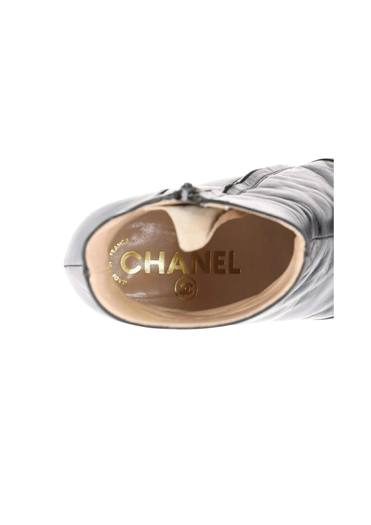 CHANEL Coco Mark Short Boots Ladies 35.5