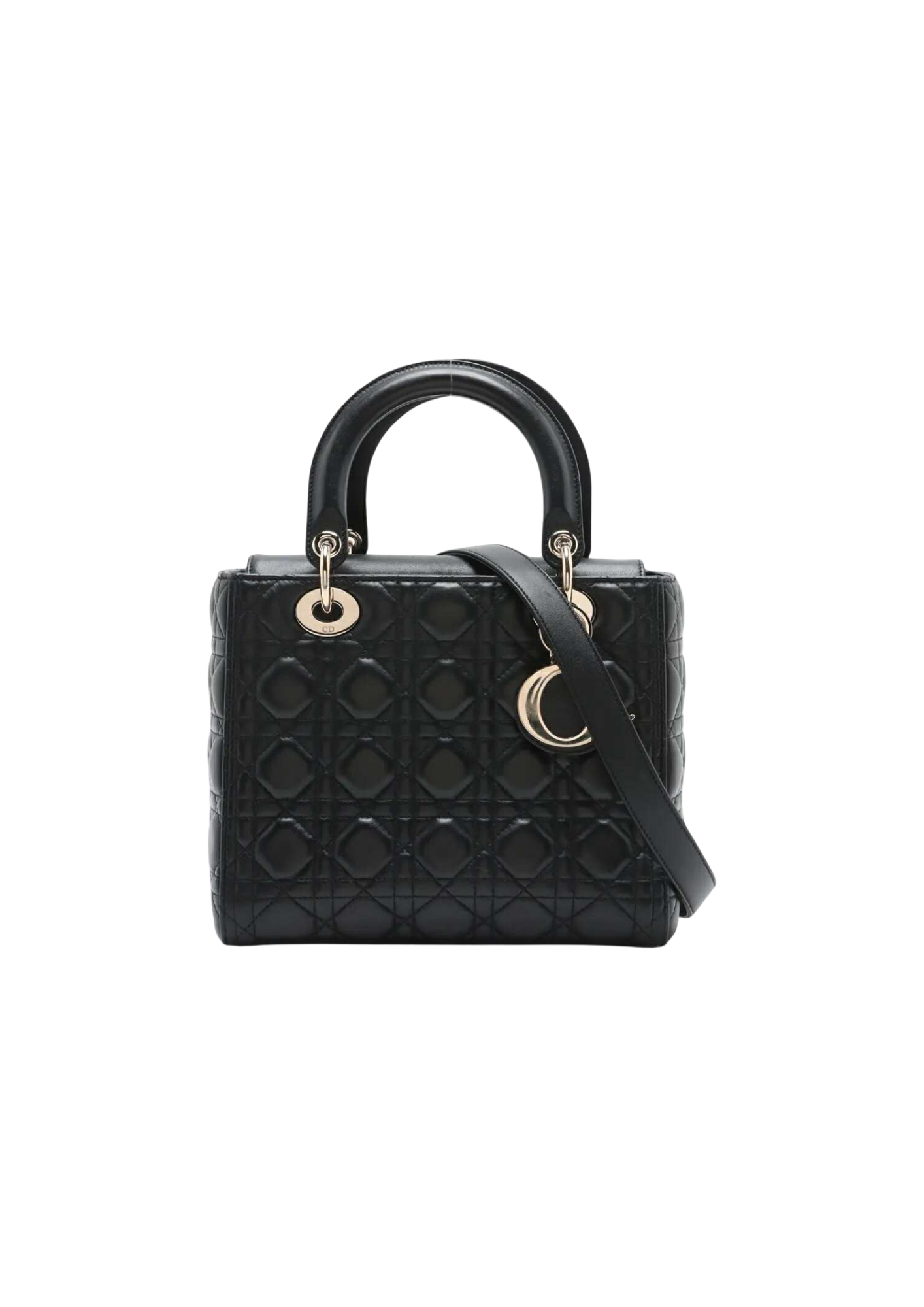 CHRISTIAN DIOR Lady Dior 2Way Handbag