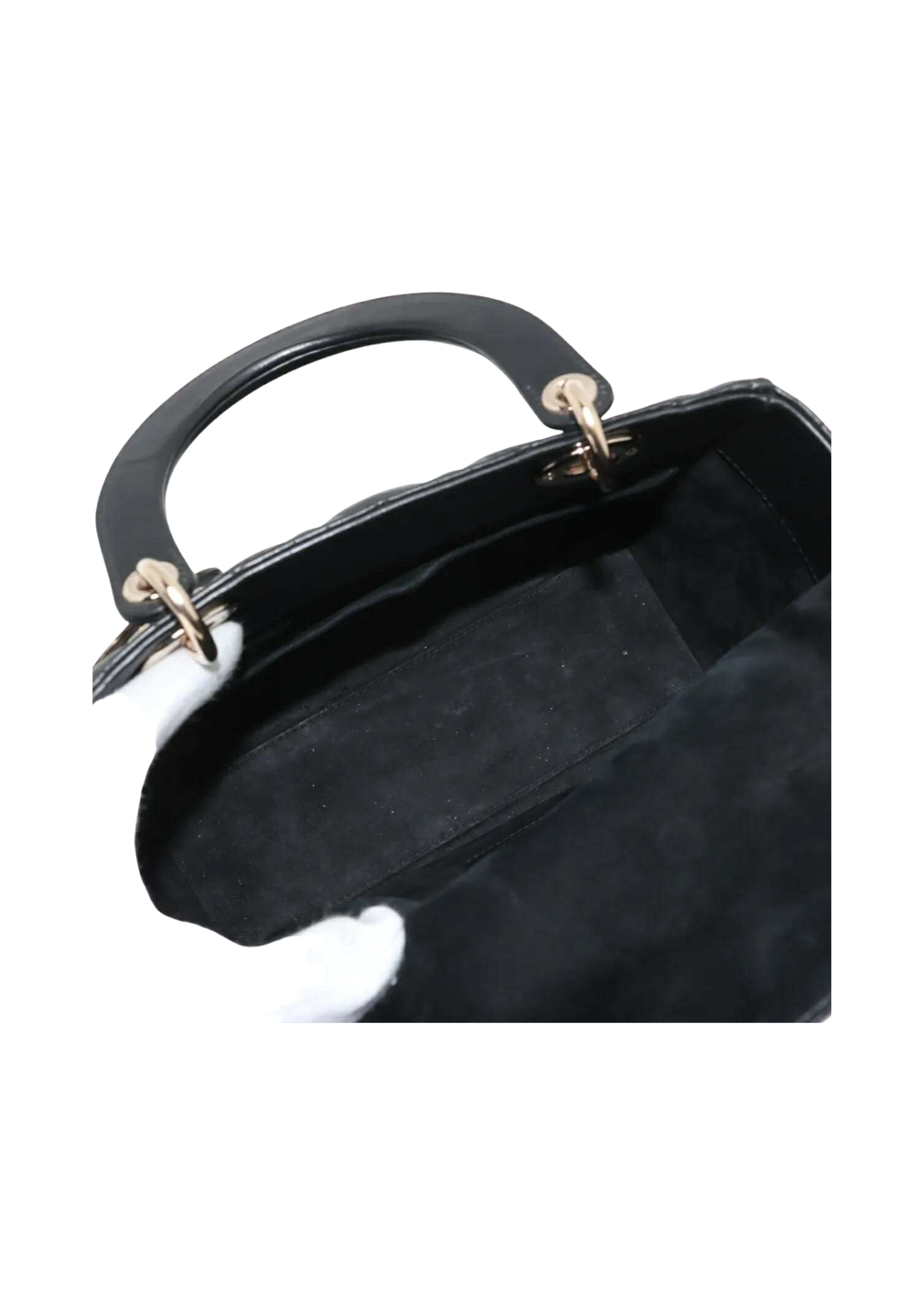 CHRISTIAN DIOR Lady Dior 2Way Handbag