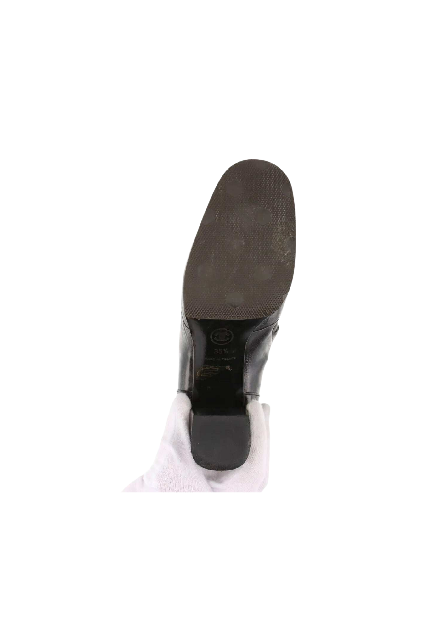 CHANEL Coco Mark Short Boots Ladies 35.5