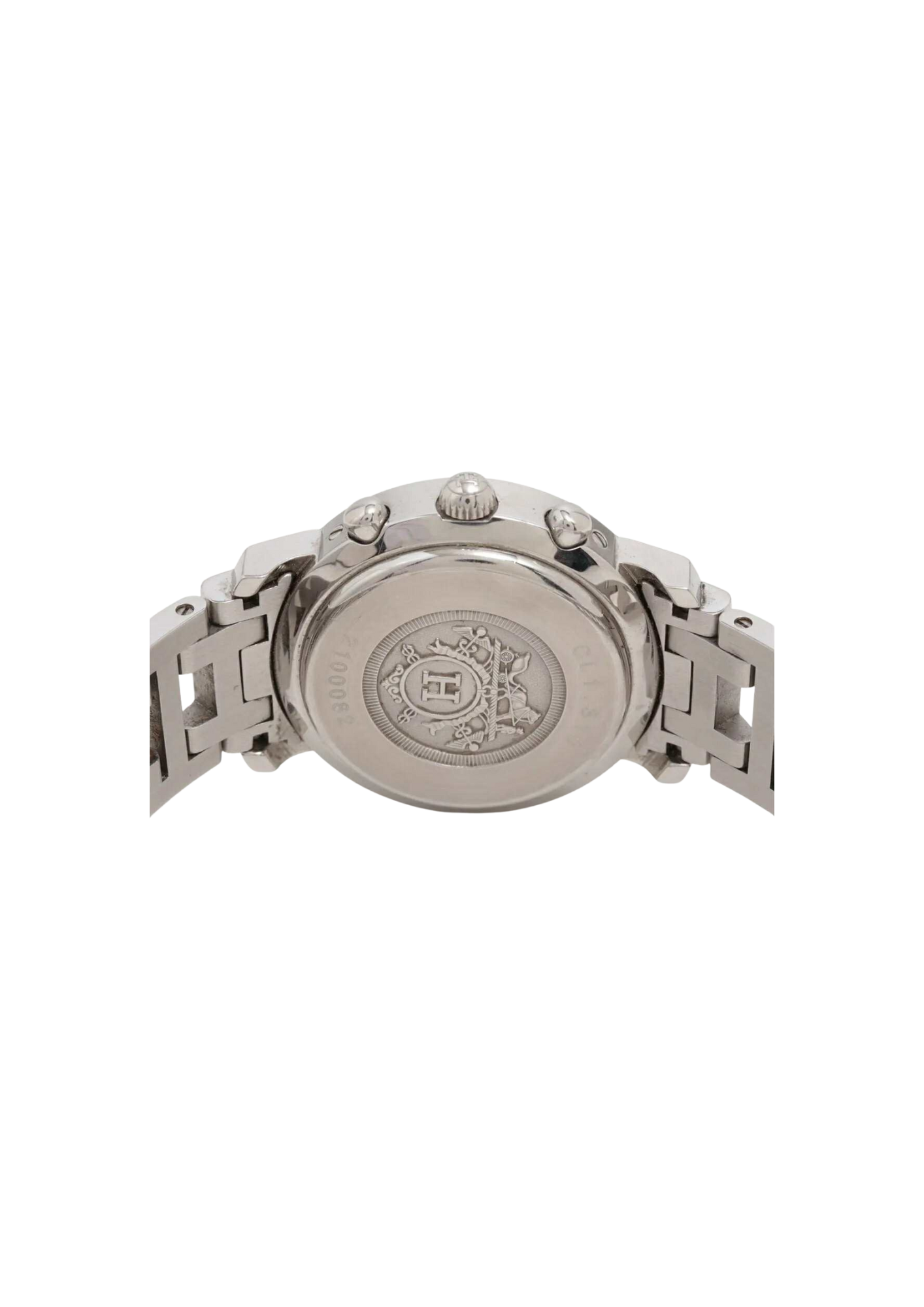 HERMES Clipper QZ Black Dial