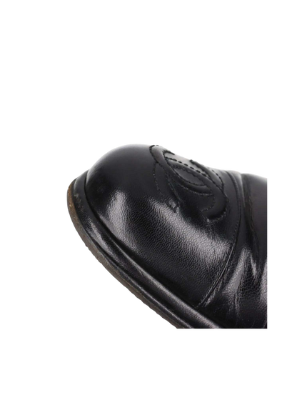 CHANEL Coco Mark Short Boots Ladies 35.5