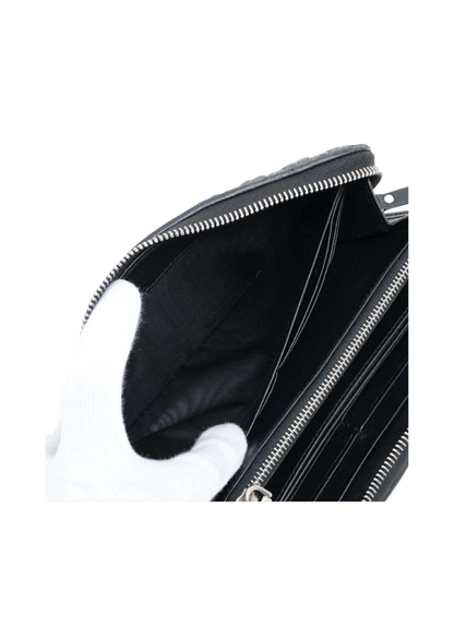 MIU MIU Matelassé Zip Round Wallet